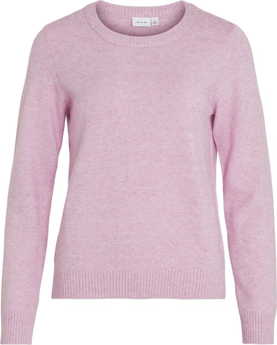 Vila Sweater Viril O-neck L/s Knit Top - Noos 14054177 Pastel Lavender Femme Taille - S