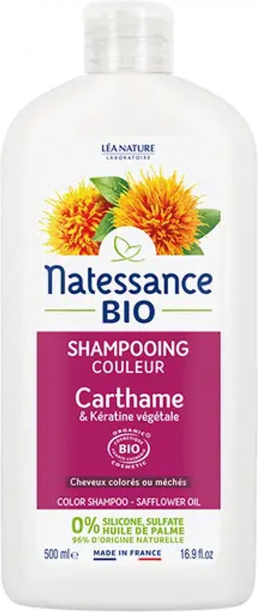Natessance Organic Safflower Colour Shampoo 500 ml