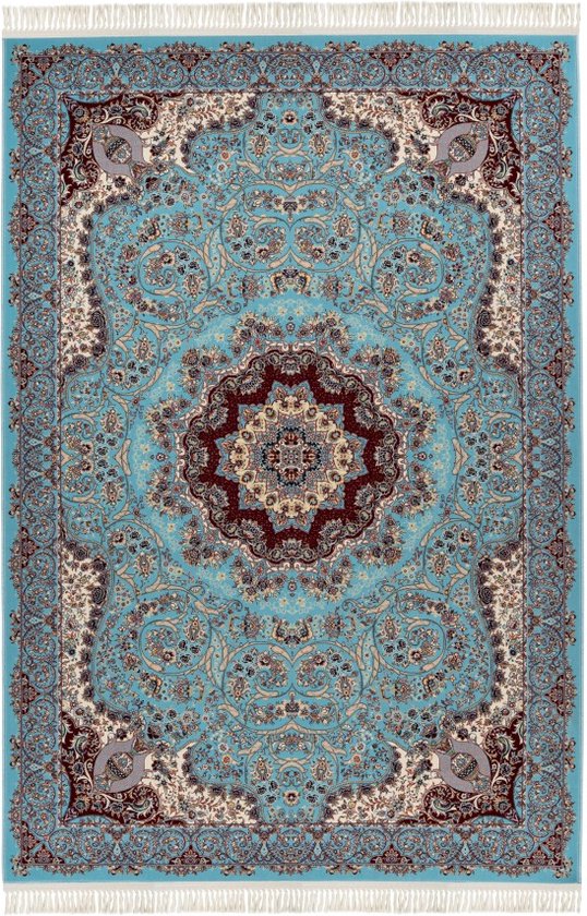 Lalee Oriental | Modern Vloerkleed Laagpolig | Blue | Tapijt | Karpet | Nieuwe Collectie 2024 | Hoogwaardige Kwaliteit | 160x230 cm