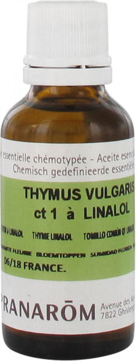 Goedkoopste Pranarôm Tijm Linalool Etherische Olie (Thymus Vulgaris CT Linalol) 30 ml