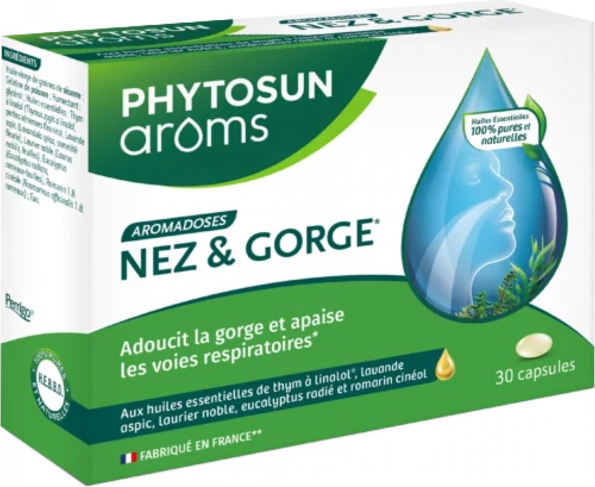 Goedkoopste Phytosun Arôms Aromadoses Neus en Keel 30 Capsules