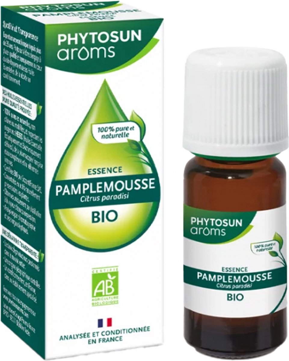 Goedkoopste Phytosun Arôms Essentie van Grapefruit (Citrus Paradisi) Organisch 10 ml