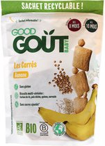 Good Goût Biologische Bananenvierkantjes Vanaf 8 Maanden 50 g