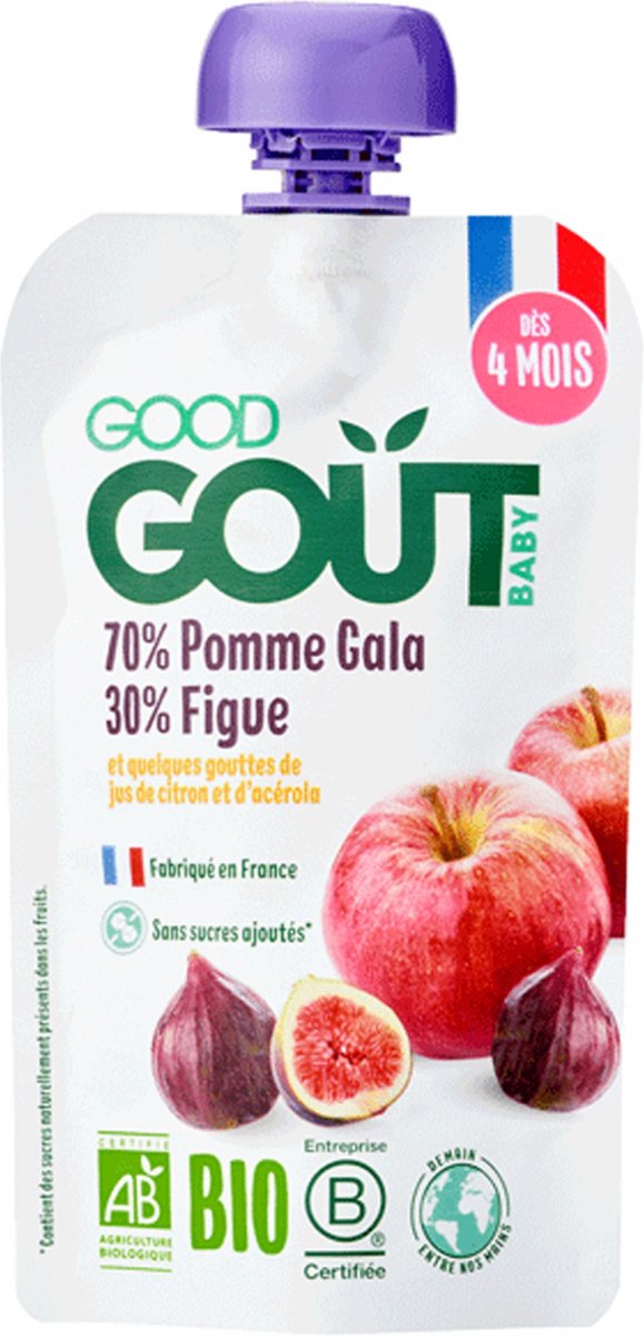 Goedkoopste Good Goût Appelvijg van 4 Maanden Biologisch 120 g