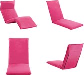 vidaXL Ligstoel inklapbaar oxford stof roze - Ligbed - Ligbedden - Ligstoel - Ligstoelen