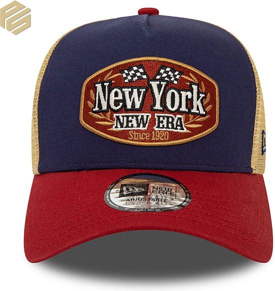 New Era Patch Navy E-Frame Trucker Cap