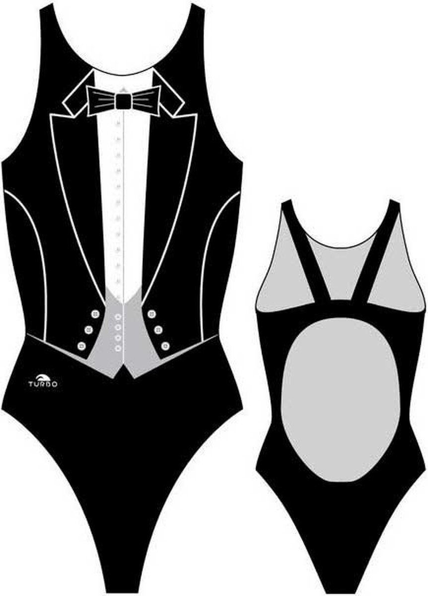 Turbo Smoking Pro Resist Zwemkleding Zwart L Vrouw Black / White