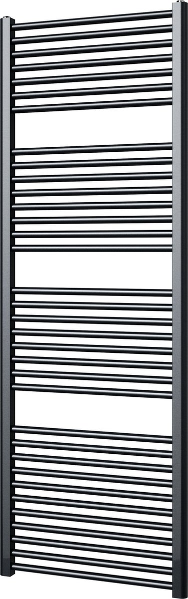 Plieger Palermo Designradiator – Handdoekradiator – 170.2 cm x 50 cm - 799 Watt – Antraciet metallic