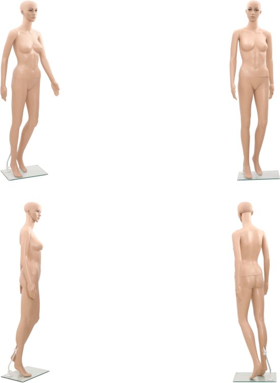 vidaXL Etalagepop vrouw A - Mannequin - Mannequins - Vrouwelijke Mannequin - Vrouwelijke Mannequins