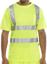 Beeswift Crew-neck T-shirt - Geel - Maat M