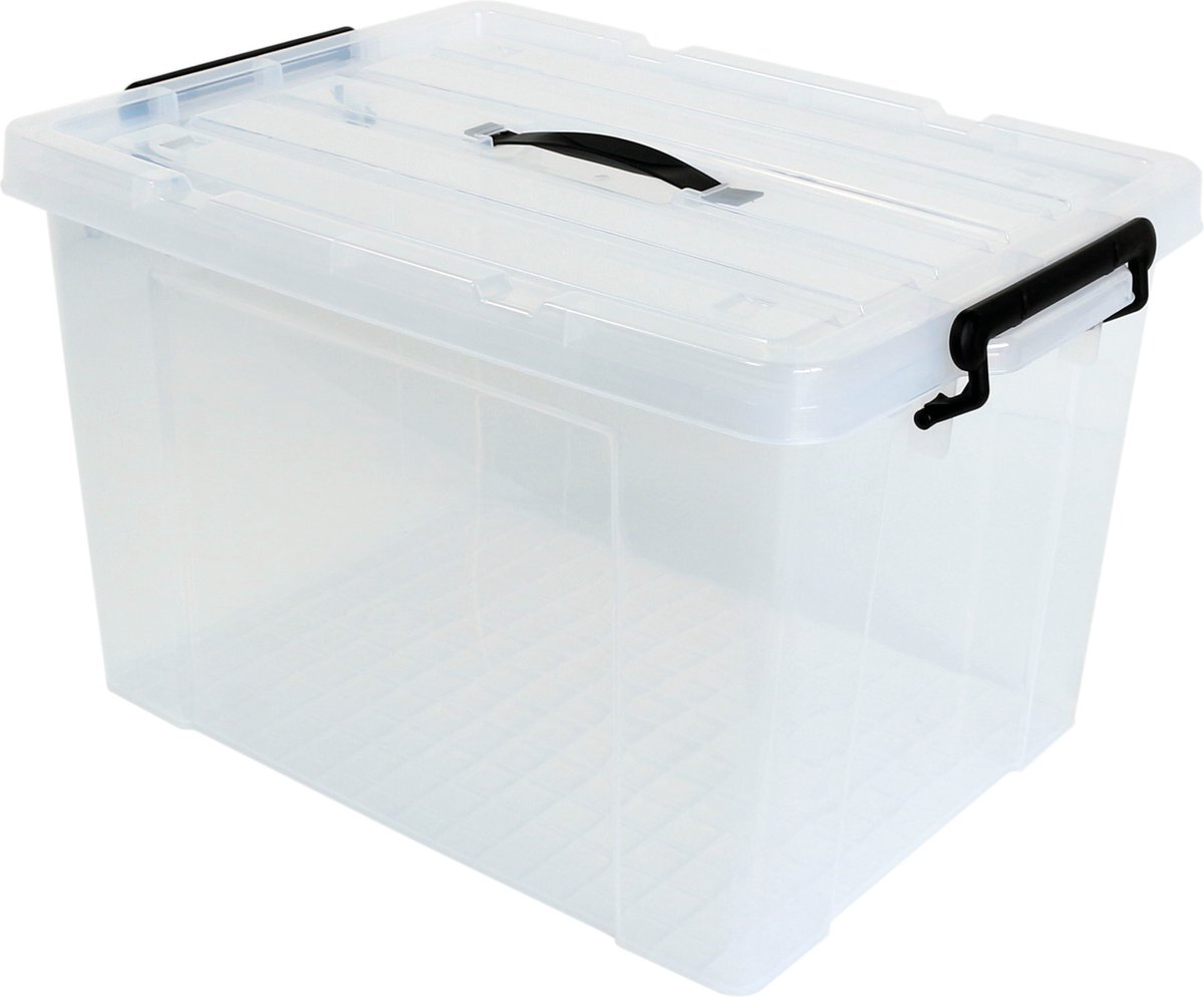 Alpac Opbergbox - 48 Liter - Kunststof - 535 x 390 x 320 mm - Transparant