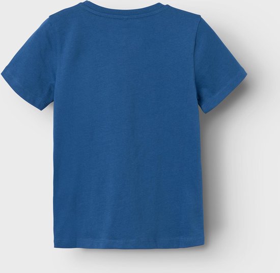 Name it t-shirt jongens - blauw - NKMbalukas - maat 146/152