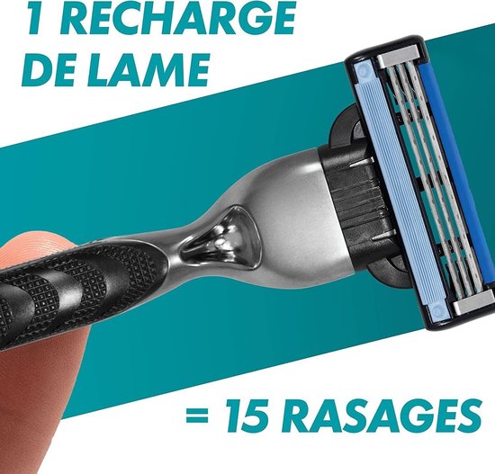 Gillette Mach3 Turbo 12 lames de rasoir pour hommes NOUVEAU