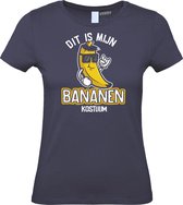 T-shirt femme Costume de Banane | Déguisements dames | Costume de Carnaval | Mauvaise fête | Dames de la marine | taille M