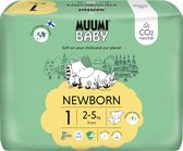 Eco Muumi Baby luiers maat 1 - 2-5 kg  - 25 stuks - ecologisch