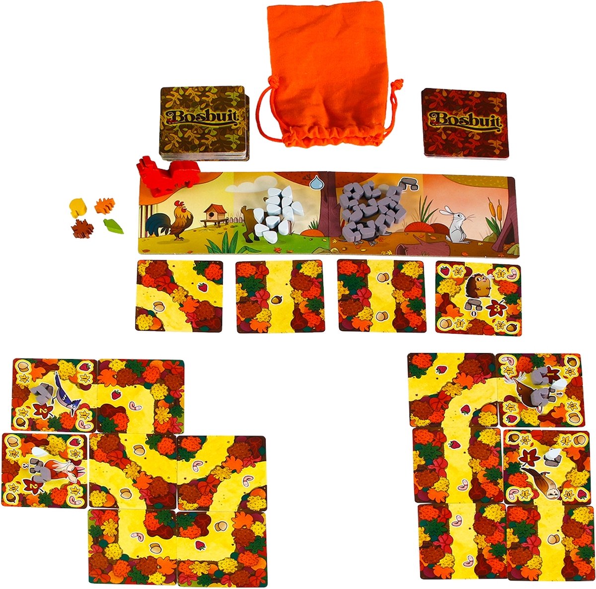 999 Games - Bosbuit - Legspel - Bordspel - Vrolijk bouw- en planningsspel - Familiespel - Gezelschapsspel - Klein cadeautje — afbeelding 8