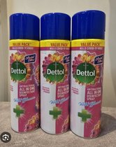 Dettol All in One Orchidea Disinfectant Spray Allesreiniger 3x400ML