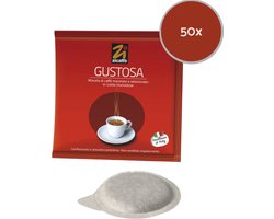 Zicaffè Gustosa - 50 ESE Koffiepads 44mm - Siciliaanse topkwaliteits koffie - Espresso koffie uit Italië - Voor espresso, ristretto, cappuccino, robu