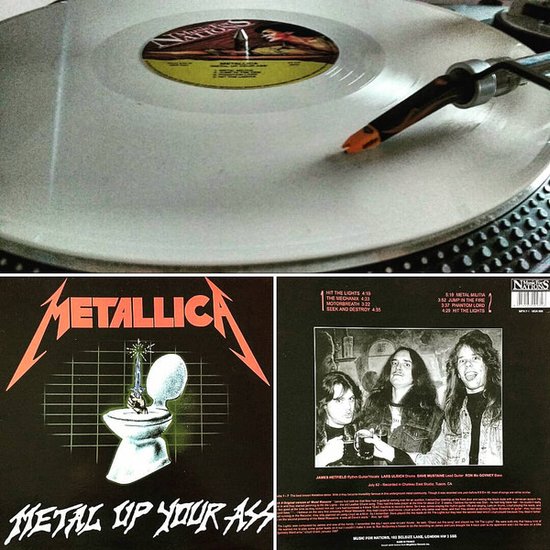 Metallica Metal Up Your Ass ( Music For Nations) (COLOUR VINYLWHITE