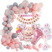 FeestmetJoep® Babyshower meisje versiering - Babyshower decoratie