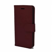 iNcentive PU Wallet Deluxe geschikt voor iPhone 14 Pro red wine