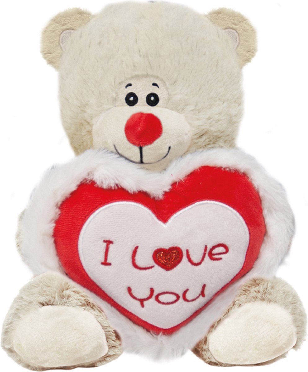 Large i love you teddy bear sale