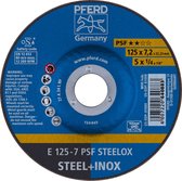 PFERD - Afbraamschijf staal/rvs - E 125-7 PSF STEELOX