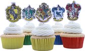 PME Cupcake and Treat Toppers - Harry Potter Crests
