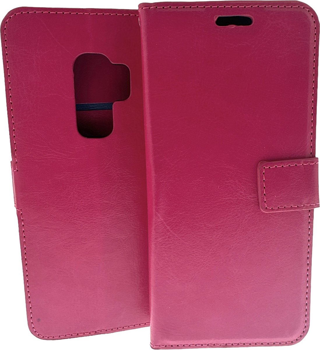 Portemonnee Book Case Hoesje Geschikt voor: Samsung Galaxy S9 Plus - Roze