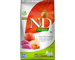 FARMINA N&D GF PUMPKIN DOG BOAR&APPLE ADULT MINI 2,5kg