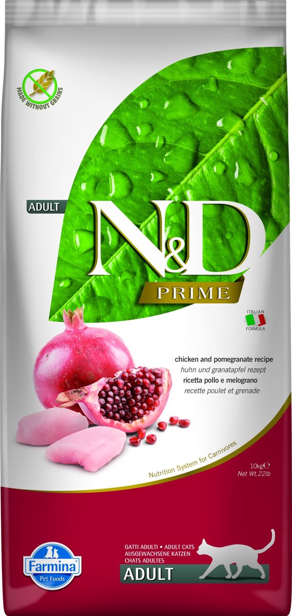 N&D Prime kattenvoeding Kip 10 kg.