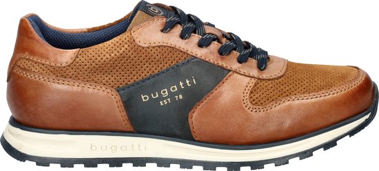 Bugatti Cirino Sneakers cognac Leer - Maat 45