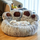 Hondenbed - Kat - Huisdier - Sofa - Schattige Beer Paw Vorm - Comfortabele Gezellige Huisdier Slaapbed - Kleine Middelgrote Honden - Zachte Pluizige Kussen Hondenbed