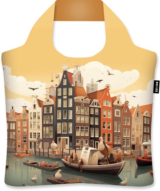 Ecozz tas Dutch - L Hanes - met rits - 46x41cm