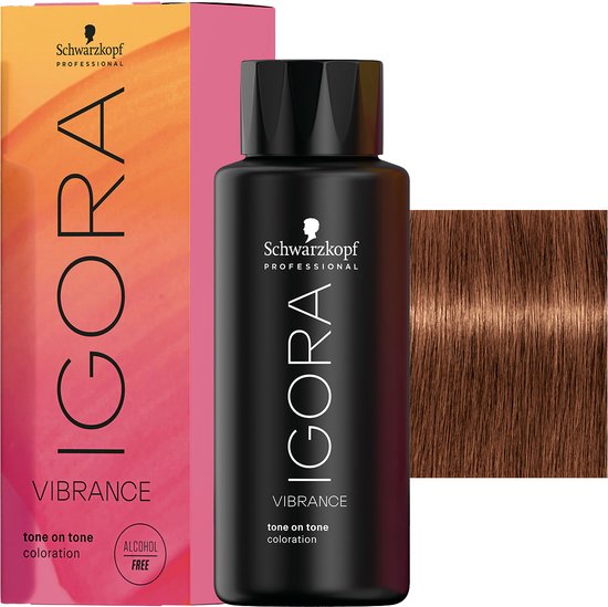 Schwarzkopf Professional - Schwarzkopf Igora Vibrance 7-57 60ml | bol