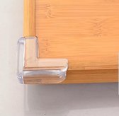 Protection d'Angle - Bébé & Enfant - 4 Pièces - Sécurité Bébé pour Placard et Table Applicable - Sécurité à la maison - Pare-Chocs - Protections d'Angles Transparentes - Bande de Pare-Chocs - Dimensions : 4 x 4 x 0,5 cm