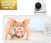 iNeedy 2024 - Babyfoon - Vlijmscherp HD 1080P beeld - babyfoon met monitor - Op afstand bestuurbare camera - Makkelijk in gebruik - Babyfoons