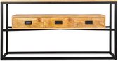 Table d'appoint Len avec 3 tiroirs - 140 cm