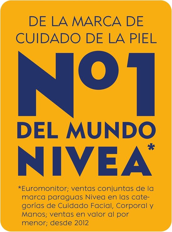 NIVEA, 's werelds nummer 1 huidverzorgingsmerk.