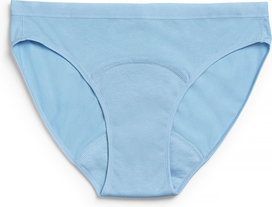 ImseVimse - Imse - tiener menstruatieondergoed - period underwear Bikini - matige menstruatie - M - 170/176 - licht blauw