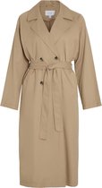 VILA VIJANCINE L/S LONG TRENCHCOAT - NOOS Dames Trenchcoat - Maat 42