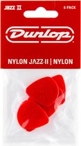 Jim Dunlop - Jazz II - Plectrum - 1.18mm - 6-pack