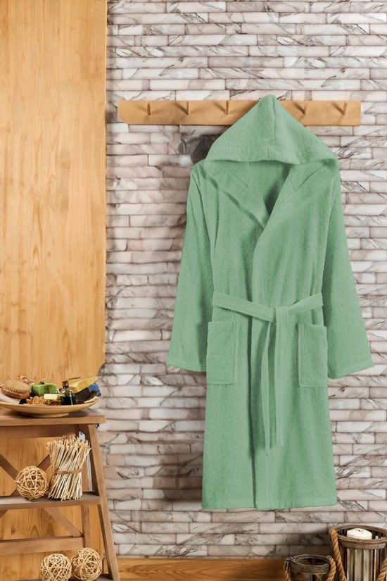 Dames Heren - Sauna - Ochtendjas - Groen - Badstof - Wellness