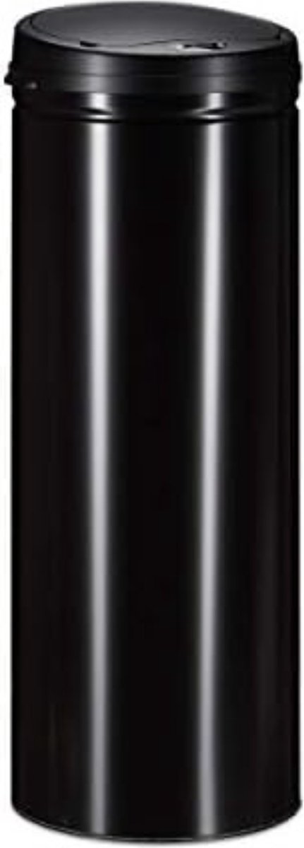 Afvalbak 50 liter - Afvalemmer 50 liter - 30 x 30 x 80 cm - Zwart