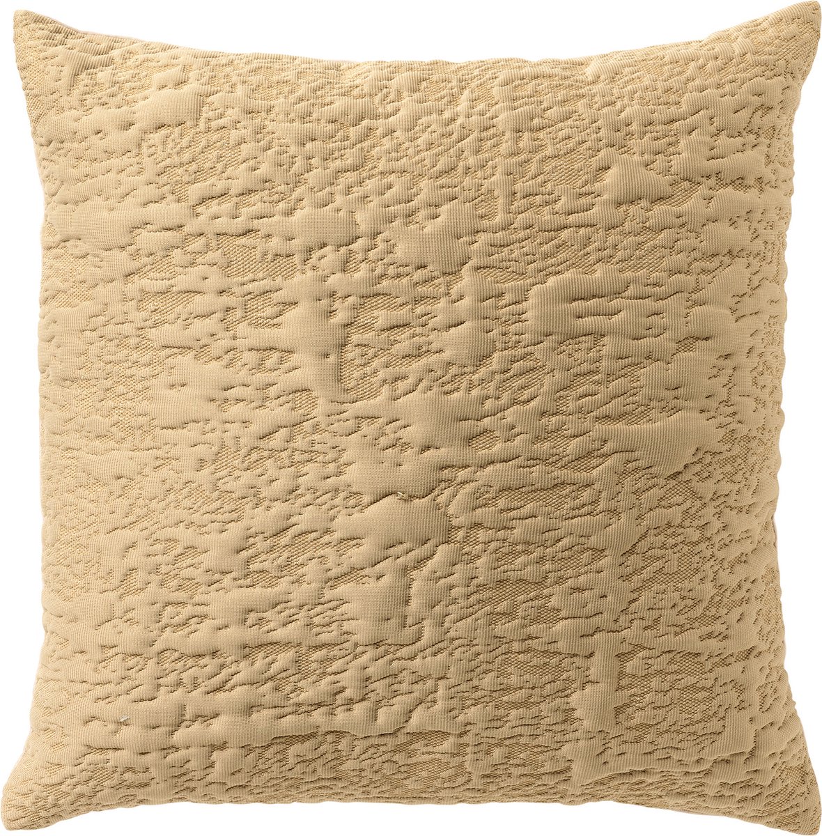 Dutch Decor Sierkussen Lyla - Polyester - Beige - 45x45 cm (BxH) - 3D Patroon