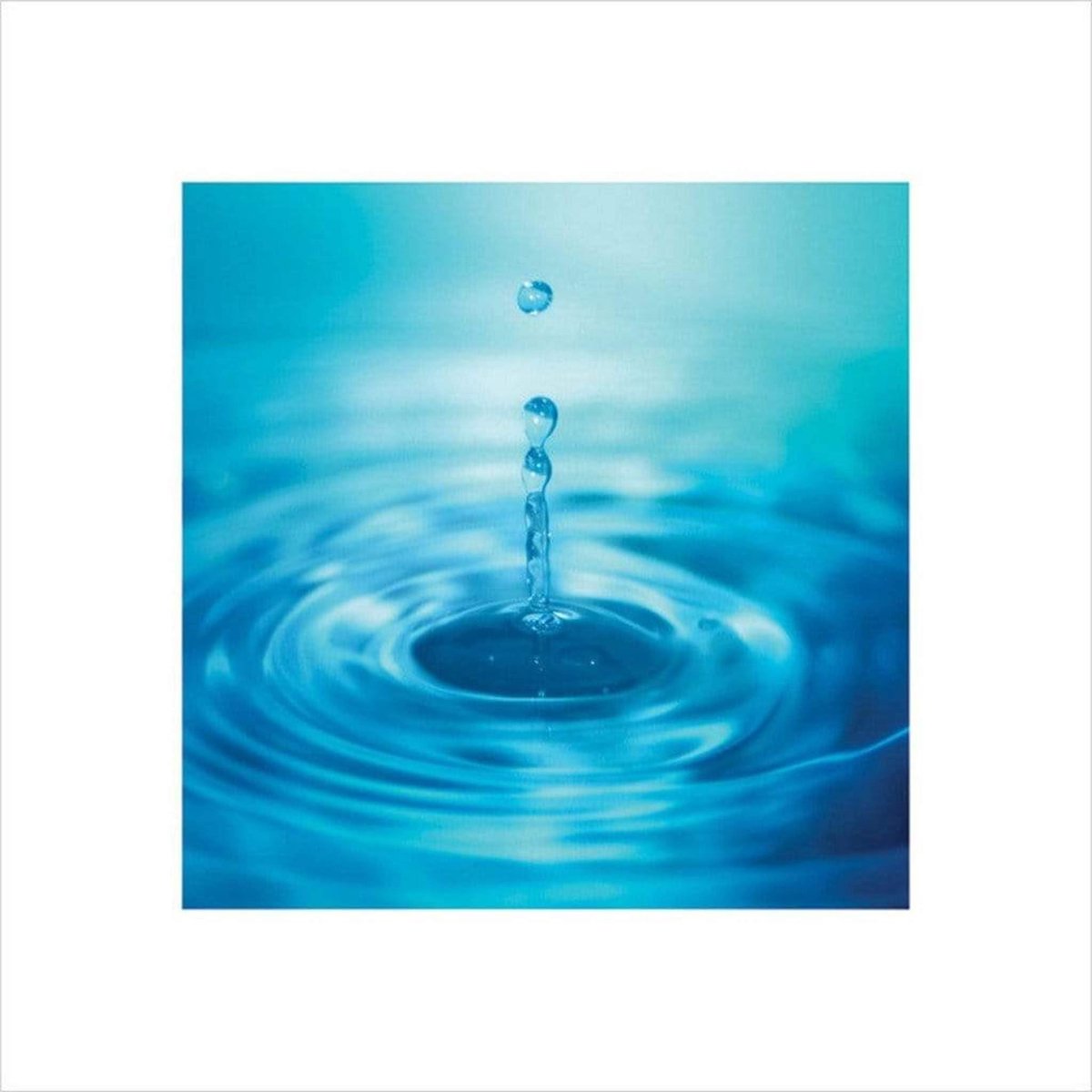 Pyramid Kunstdruk Droplets 40x40cm Divers