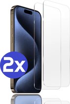 Premium Screenprotector Geschikt Voor iPhone 15 Pro Max - Gehard Glas - 2 Stuks