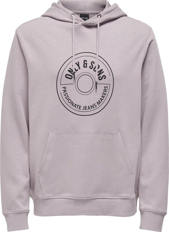Pull Homme ONLY & SONS ONSLAMER REG INTERLOCK SWEAT HOODIE - Taille L