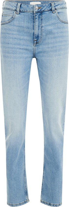 WE Fashion Dames mid rise boyfriend fit jeans met comfortstretch