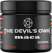 The Devils Own | MACA 500mg | 270 Capsules 270 servings | met Rode, Zwarte en Gele Maca poeder | Supplement | Nutriworld